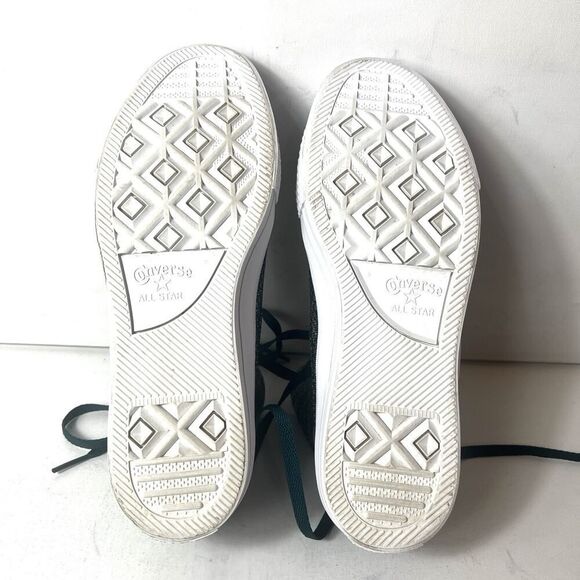 Converse All Star Lunarlon High Top Fabric Shoe Mens 9 Lace Up Sneaker Womens 11 - Picture 11 of 11